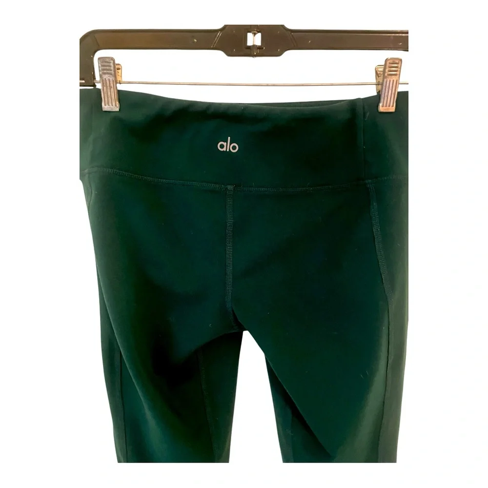 Alo Yoga High Waist Moto Emerald Leggings Small